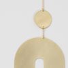 Turn Wall Hanging in Polished Brass | Wall Sculpture in Wall Hangings by Circle & Line. Item made of brass