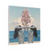 Sun Worship Art Canvas Wall 30”x30” | Prints in Paintings by Fabienne Dougé
