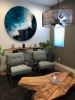 Ocean Resin Painting | Oil And Acrylic Painting in Paintings by Caylin Rose Janet. Item made of wood with synthetic works with contemporary style