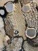 "Such Great Heights", large scale knitted wall sculpture | Tapestry in Wall Hangings by Thea Lanzisero | Patchogue Arts Council | MoCA L.I - Museum of Contemporary Art Long Island in Patchogue. Item made of cotton with fiber