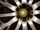 Small Antler Chanelier | Chandeliers by Anchor Bend Glassworks. Item made of oak wood with brass works with contemporary & country & farmhouse style