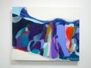 With Grace | Oil And Acrylic Painting in Paintings by Claire Desjardins. Item made of canvas