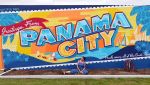 Greetings From Panama City Mural | Street Murals by Morgan Summers. Item composed of synthetic