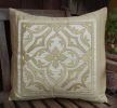 "Platinum Blonde" 20" sq. | Pillow in Pillows by APPLIQUE ARTISTRY. Item composed of fiber