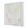 "Contemplation" - Abstract Minimalism - Framed | Mixed Media in Paintings by El Løvaas. Item made of canvas works with minimalism & country & farmhouse style