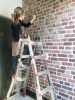 Brick Accent Wall | Wall Treatments by EMILY POPE HARRIS ART | The Inns Charleston in Charleston