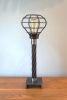 Reclaimed Ski Chairlift Cable Lamp | Table Lamp in Lamps by industrial comfort. Item made of steel works with contemporary & country & farmhouse style