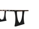 Black Walnut Live Edge Dining Table - Kitchen Table | Tables by Tinella Collection. Item composed of wood compatible with contemporary and country & farmhouse style