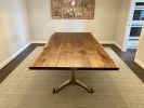 The Williams Table | Dining Table in Tables by Philadelphia Table Company. Item composed of walnut and brass