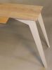 "Bianca" Writing Desk | Tables by P. Carlino Design. Item made of wood works with modern style