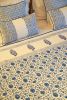 Indigo Ditsy - Poppies Quilt | Linens & Bedding by Jaipur Bloc House. Item composed of cotton