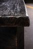 Weathered Black Oak Bench | Benches & Ottomans by Aeterna Furniture. Item composed of oak wood