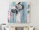 Stem Number 34 | Oil And Acrylic Painting in Paintings by Kari Souders. Item composed of canvas and synthetic in contemporary or coastal style