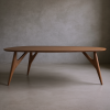 TED Medium Mahogany Dining Table – Solid Sapelli Wood | Tables by GREYGE. Item composed of wood in minimalism or contemporary style
