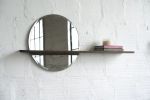 Floating Mirror Hardwood Shelf | Decorative Objects by THE IRON ROOTS DESIGNS. Item made of glass