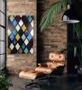 Black Squares | Oil And Acrylic Painting in Paintings by Margaret Alice Høiesen. Item made of canvas with synthetic