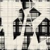 Obsidian Grid | Prints by ARTATAK. Item made of cotton & paper compatible with contemporary and japandi style