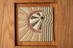 Abstract Sun No. 2 | Wall Sculpture in Wall Hangings by Clare and Romy Studio. Item made of ceramic compatible with boho and mid century modern style