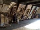'Apotroaic' | Public Sculptures by McKenzie Gibson | Oxo Tower Wharf in London. Item made of fiber with synthetic