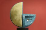 The Sun | Sculptures by Jan Willem Krijger. Item made of bronze works with minimalism & contemporary style