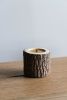 Rocky Wood Candle | Decorative Objects by Creating Comfort Lab. Item composed of wood