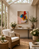 Women Gather | Oil And Acrylic Painting in Paintings by Margaret Lipsey
