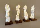 Four ... Your Imagination - Small Plaster Sculptures | Sculptures by Lutz Hornischer - Sculptures in Wood & Plaster