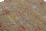 Rug & Kilim’s Spanish European Square Rug with Floral | Area Rug in Rugs by Rug and Kilim