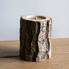Rocky Wood Candle | Decorative Objects by Creating Comfort Lab. Item composed of wood