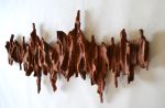 Modern Wall Sculpture - Fresh Perspective | Wall Hangings by Lutz Hornischer - Sculptures in Wood & Plaster. Item composed of wood