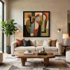Couleurs en équilibre | Oil And Acrylic Painting in Paintings by Sophie DUMONT.. Item made of wood & canvas compatible with minimalism and contemporary style