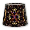 CDMX Night Kaleidoscope Lampshade | Floor Lamp in Lamps by Ri Anderson. Item composed of cotton & paper