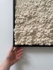 Woven wall art frame (Foam 004) | Tapestry in Wall Hangings by Elle Collins. Item composed of oak wood & cotton compatible with minimalism and mid century modern style