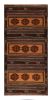 Vintage Afghan Kilim with Polychromatic Geometric Pattern | Area Rug in Rugs by Rug and Kilim. Item made of wool