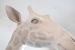"She's in love but she doesn't know it yet" (Giraffe with Ch | Sculptures by MARCANTONIO. Item composed of brass and glass