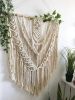 Macrame Wall Hanging "Nil" | Wall Hangings by Damla. Item made of wood with cotton works with boho style