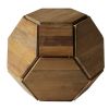 Teak Orbs | Side Table in Tables by Randell Morgan | The Adolphus Hotel in Dallas. Item made of wood