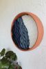 River - Terracotta & Fiber Wall Sculpture | Tapestry in Wall Hangings by Keyaiira | leather + fiber | Reveal Hair Studio in Santa Rosa. Item made of wool & stoneware