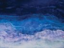 Shadows of the Deep Deep Blue Sea Wallpaper Mural | Wall Treatments by MELISSA RENEE fieryfordeepblue  Art & Design. Item compatible with contemporary and eclectic & maximalism style
