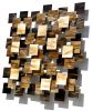 "Mood" Glass and Metal Wall Sculpture | Wall Hangings by Karo Studios. Item composed of metal and glass