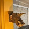 1920s Chinese Carved Wood Corbel Wall Sconce – Architectural | Wall Sculpture in Wall Hangings by Loom&Drift. Item made of wood works with country & farmhouse & art deco style