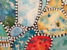 White girl tribal ll | Mixed Media by Anne Beletic | Private Residence in Dallas. Item composed of paper