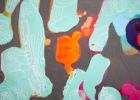 Press Resettled | Oil And Acrylic Painting in Paintings by Claire Desjardins. Item composed of canvas