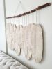 Large macrame feathers with 9 feathers | Macrame Wall Hanging in Wall Hangings by macramestories. Item made of cotton works with boho & country & farmhouse style