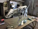 SIENNA PLANTATION KENNEL COLLECTION | Public Sculptures by jim collins sculpture. Item composed of steel