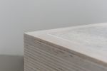 Square Coffee Table | Tables by Olivares Ovalle. Item made of wood with marble works with minimalism & mid century modern style