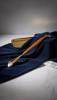 Bespoke Cherry Wood & Polished Brass Shoehorn | Decorative Objects by Holzkunst Samuel Meisinger. Item composed of wood and brass in modern style
