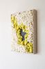 Framed Art – Green Wall Decor – Small Wall Art | Wall Hangings by Camille McMurry. Item composed of oak wood and wool in art deco style