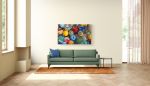 'Marble Mania' Fine Art Print | Prints in Paintings by Jenny Stewart's Fine Art. Item made of canvas with aluminum works with contemporary & industrial style