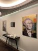American Presidents | Oil And Acrylic Painting in Paintings by Houben R. T. | Rosewood Washington, D.C. in Washington. Item made of canvas with synthetic